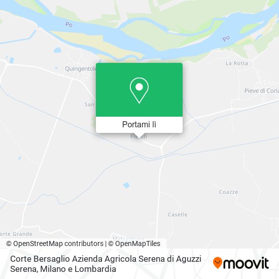 Mappa Corte Bersaglio Azienda Agricola Serena di Aguzzi Serena