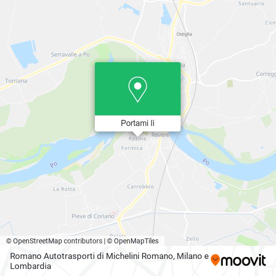 Mappa Romano Autotrasporti di Michelini Romano