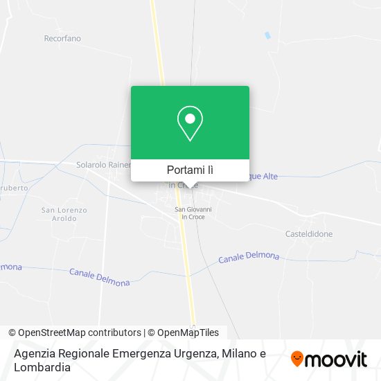 Mappa Agenzia Regionale Emergenza Urgenza