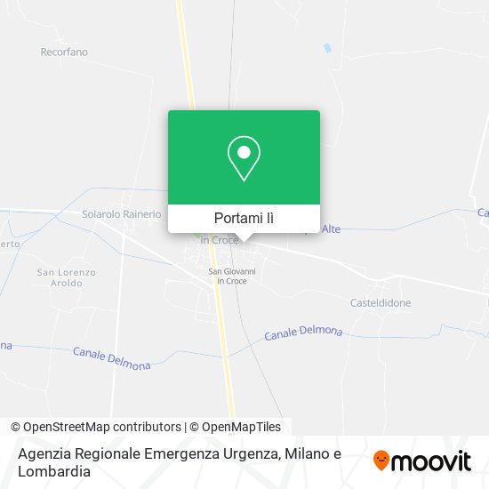 Mappa Agenzia Regionale Emergenza Urgenza