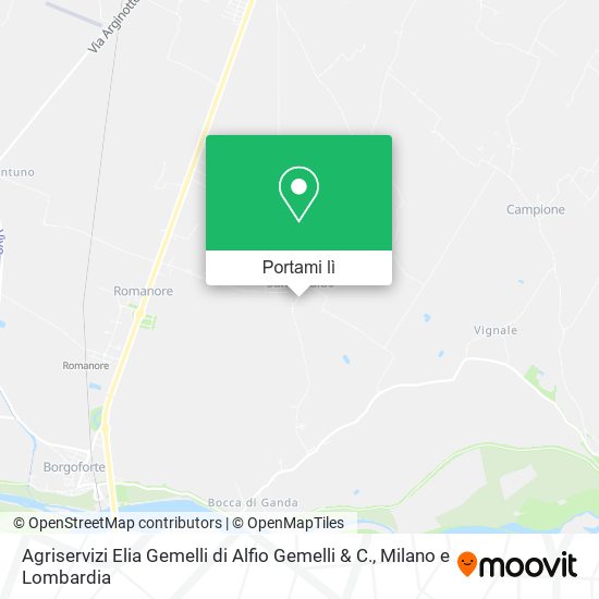 Mappa Agriservizi Elia Gemelli di Alfio Gemelli & C.