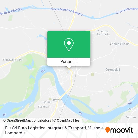 Mappa Elit Srl Euro Logistica Integrata & Trasporti