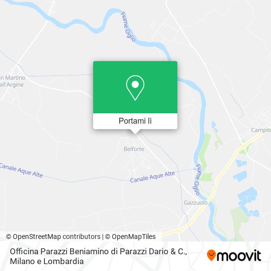 Mappa Officina Parazzi Beniamino di Parazzi Dario & C.
