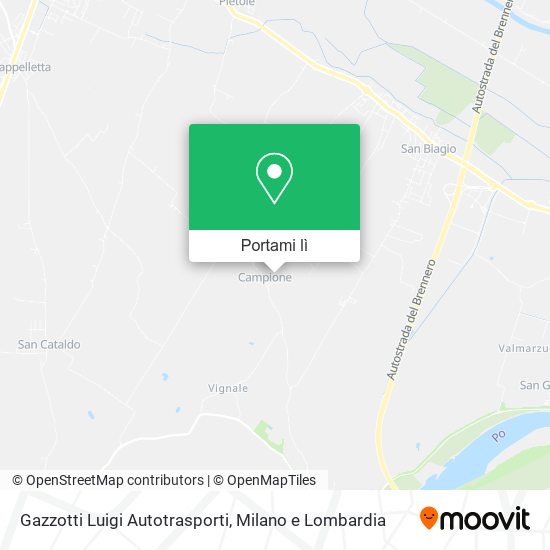 Mappa Gazzotti Luigi Autotrasporti