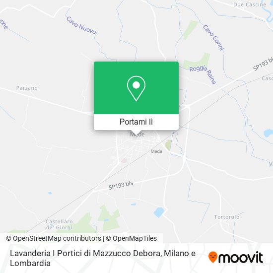 Mappa Lavanderia I Portici di Mazzucco Debora