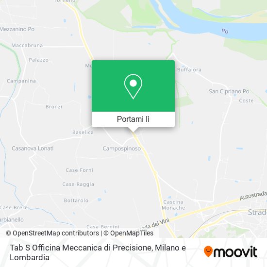 Mappa Tab S Officina Meccanica di Precisione