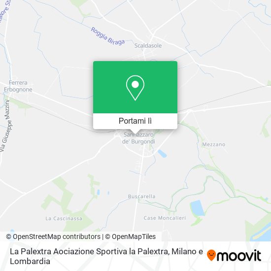Mappa La Palextra Aociazione Sportiva la Palextra