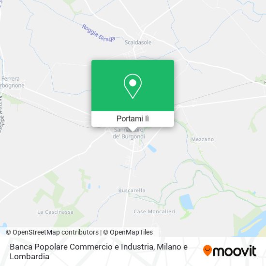 Mappa Banca Popolare Commercio e Industria