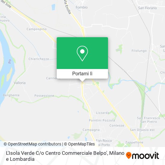 Mappa L'Isola Verde C / o Centro Commerciale Belpo'