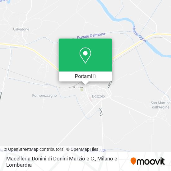 Mappa Macelleria Donini di Donini Marzio e C.