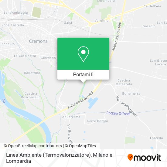 Mappa Linea Ambiente (Termovalorizzatore)