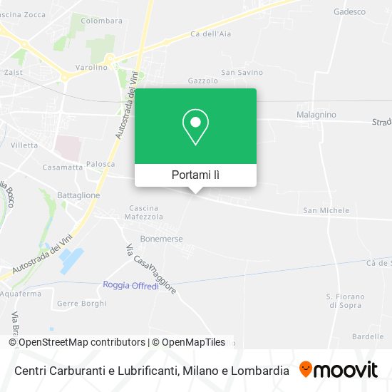 Mappa Centri Carburanti e Lubrificanti