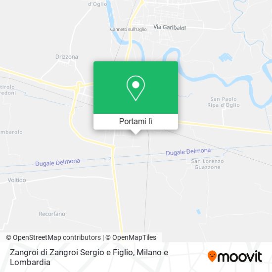 Mappa Zangroi di Zangroi Sergio e Figlio