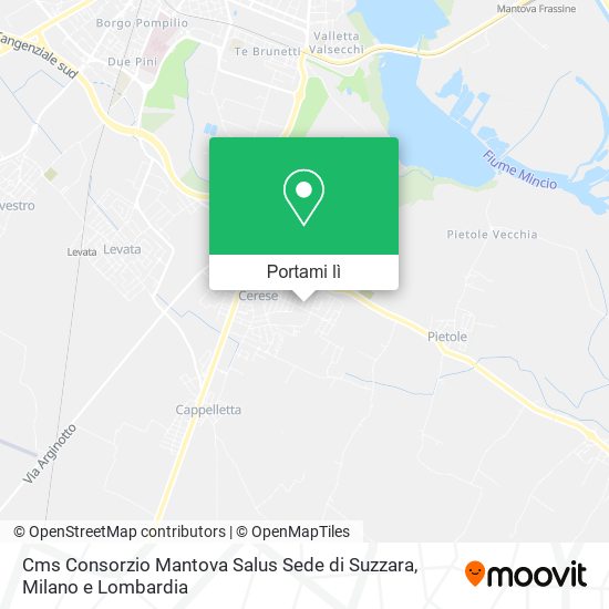 Mappa Cms Consorzio Mantova Salus Sede di Suzzara