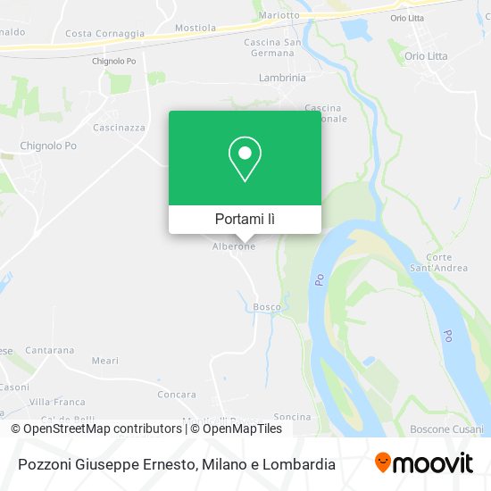 Mappa Pozzoni Giuseppe Ernesto