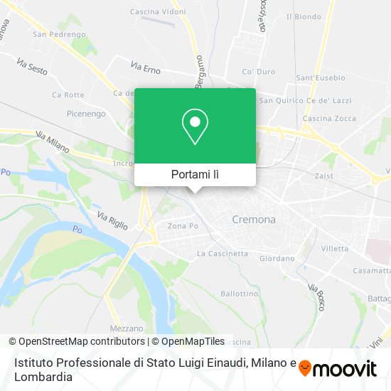 Mappa Istituto Professionale di Stato Luigi Einaudi