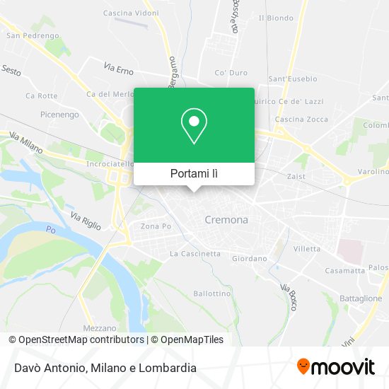 Mappa Davò Antonio