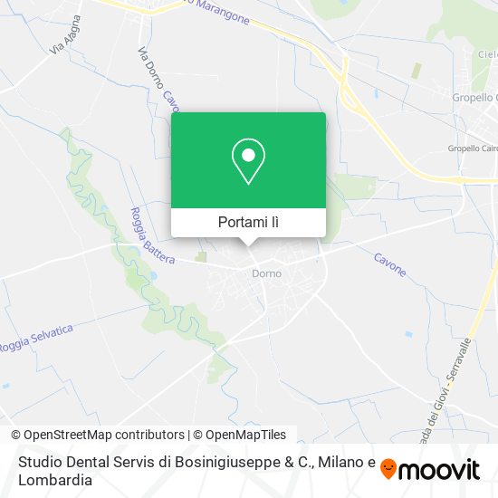 Mappa Studio Dental Servis di Bosinigiuseppe & C.