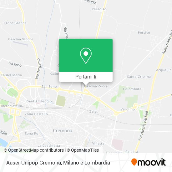 Mappa Auser Unipop Cremona