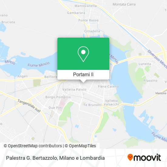 Mappa Palestra G. Bertazzolo