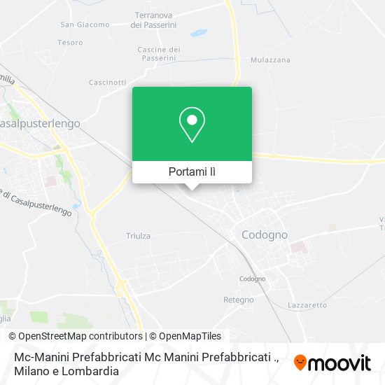 Mappa Mc-Manini Prefabbricati Mc Manini Prefabbricati .