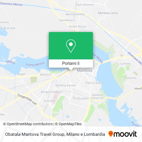 Mappa Obatala-Mantova Travel Group