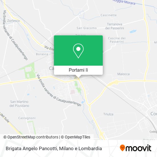 Mappa Brigata Angelo Pancotti