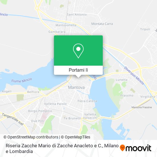 Mappa Riseria Zacche Mario di Zacche Anacleto e C.