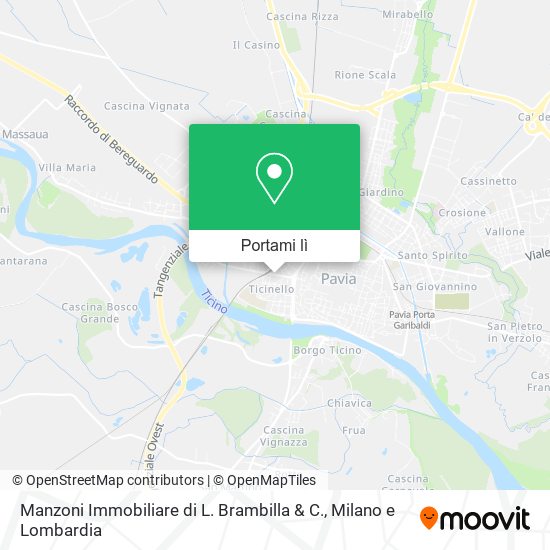 Mappa Manzoni Immobiliare di L. Brambilla & C.