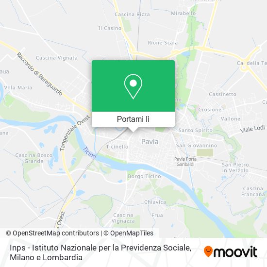Mappa Inps - Istituto Nazionale per la Previdenza Sociale