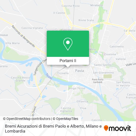 Mappa Bremi Aicurazioni di Bremi Paolo e Alberto