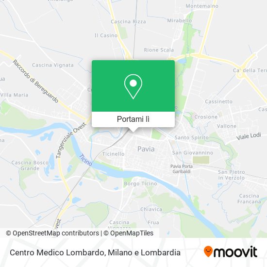 Mappa Centro Medico Lombardo