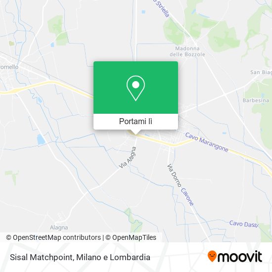 Mappa Sisal Matchpoint