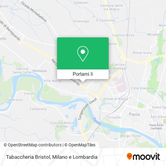 Mappa Tabaccheria Bristol