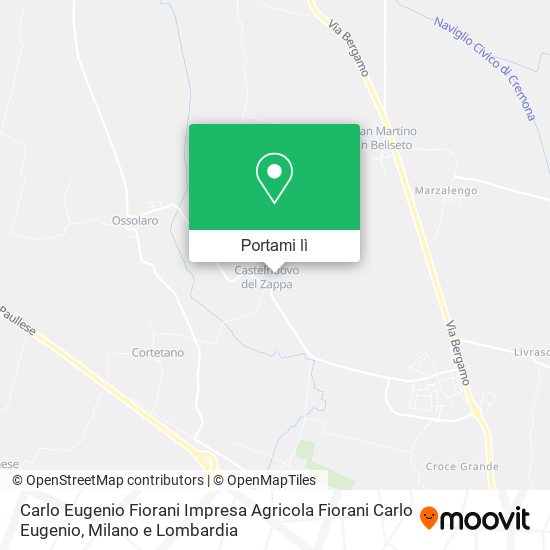 Mappa Carlo Eugenio Fiorani Impresa Agricola Fiorani Carlo Eugenio