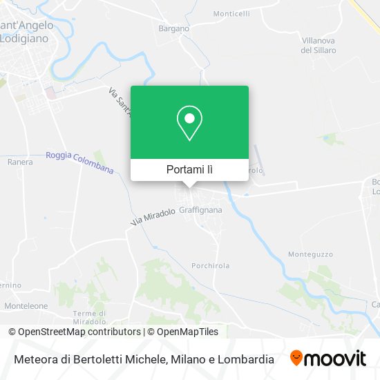 Mappa Meteora di Bertoletti Michele