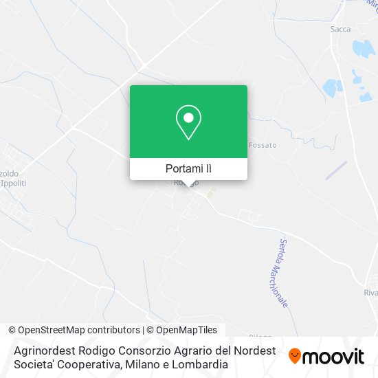 Mappa Agrinordest Rodigo Consorzio Agrario del Nordest Societa' Cooperativa