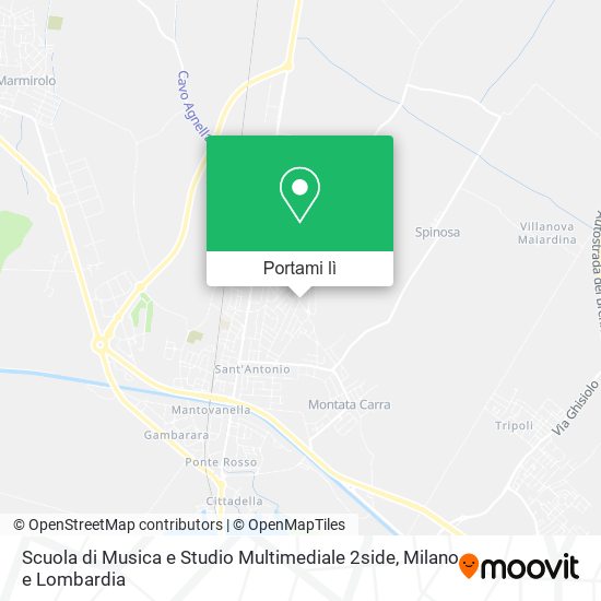 Mappa Scuola di Musica e Studio Multimediale 2side