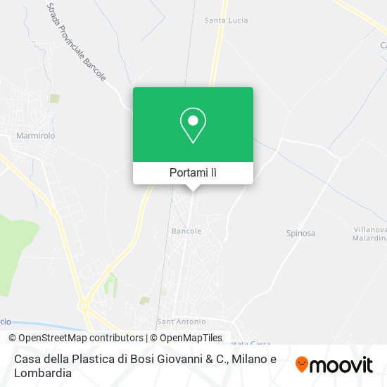 Mappa Casa della Plastica di Bosi Giovanni & C.