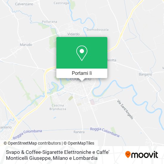 Mappa Svapo & Coffee-Sigarette Elettroniche e Caffe' Monticelli Giuseppe