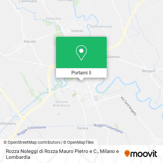 Mappa Rozza Noleggi di Rozza Mauro Pietro e C.