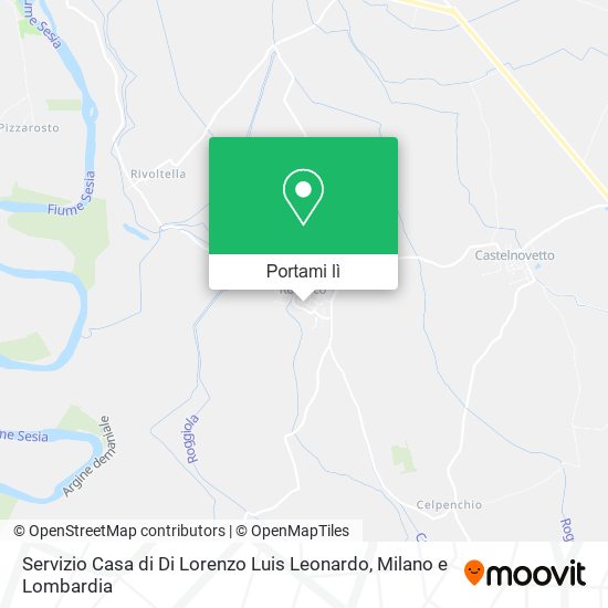 Mappa Servizio Casa di Di Lorenzo Luis Leonardo