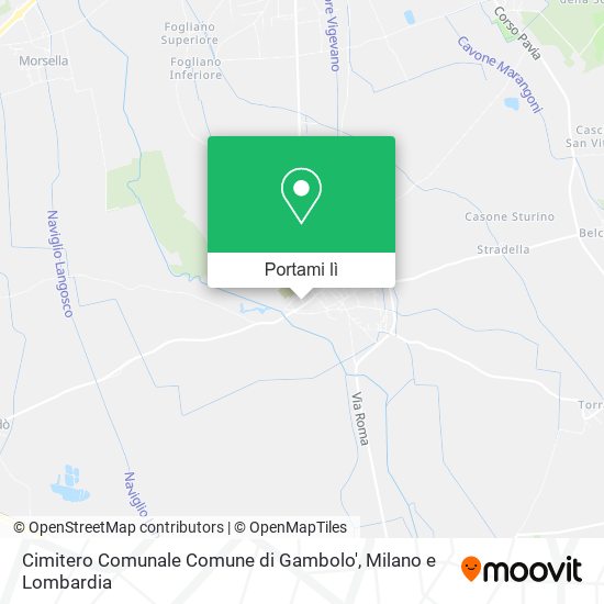 Mappa Cimitero Comunale Comune di Gambolo'