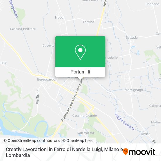 Mappa Creativ Lavorazioni in Ferro di Nardella Luigi