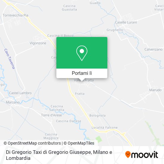 Mappa Di Gregorio Taxi di Gregorio Giuseppe