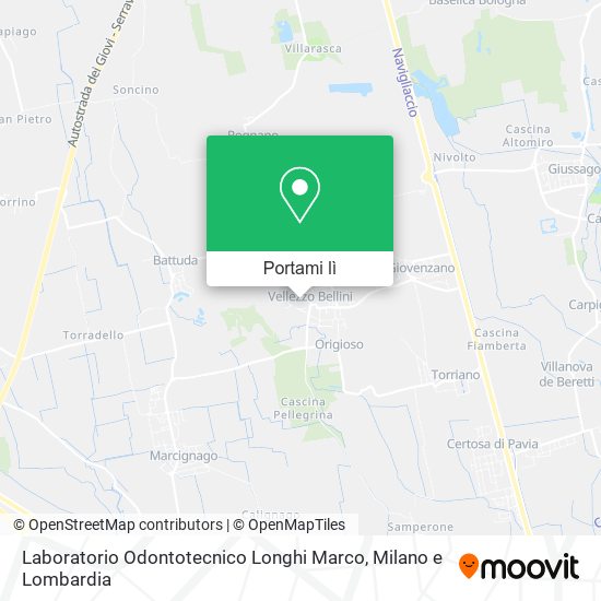 Mappa Laboratorio Odontotecnico Longhi Marco