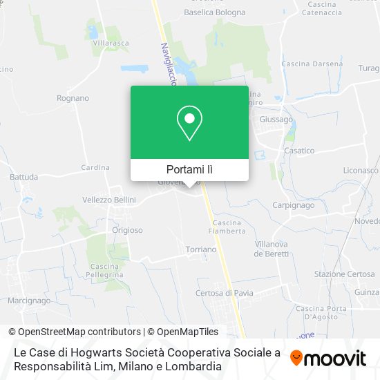 Mappa Le Case di Hogwarts Società Cooperativa Sociale a Responsabilità Lim