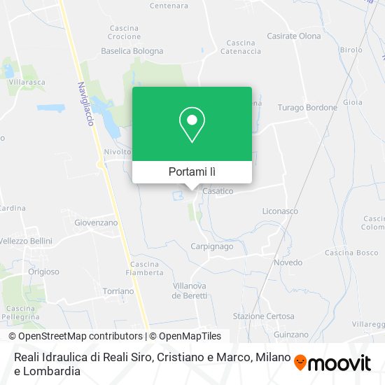 Mappa Reali Idraulica di Reali Siro, Cristiano e Marco