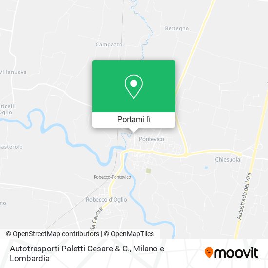 Mappa Autotrasporti Paletti Cesare & C.