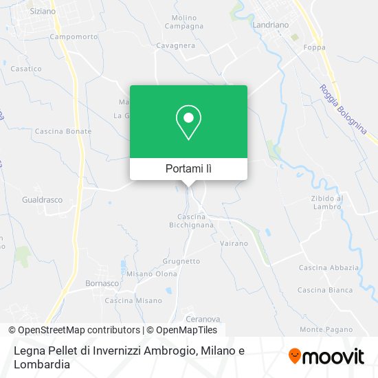 Mappa Legna Pellet di Invernizzi Ambrogio